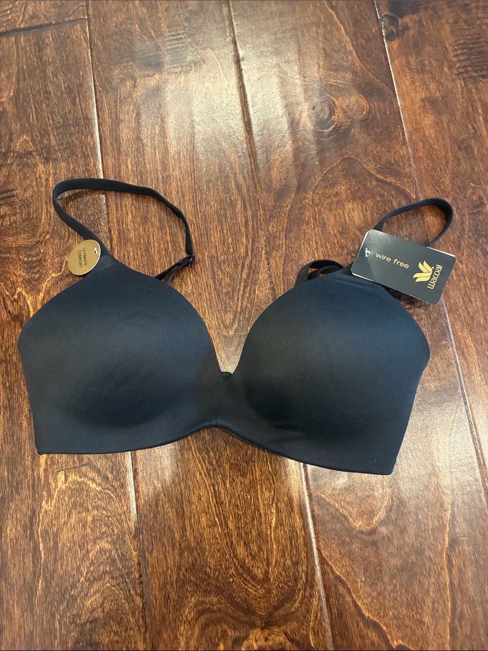 Wacoal Black How Perfect Wire Free T-Shirt Bra